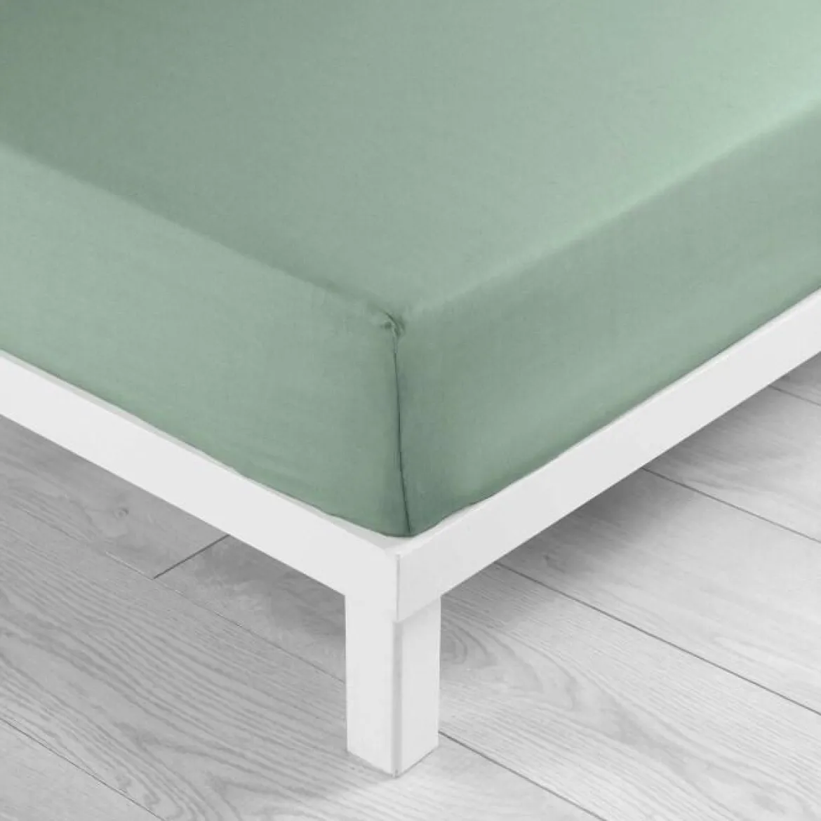 DRAP HOUSSE 90X190CM UNI 57 FILS LINA SAUGE