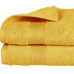DRAP DOUCHE 450GR OCRE 70X130CM