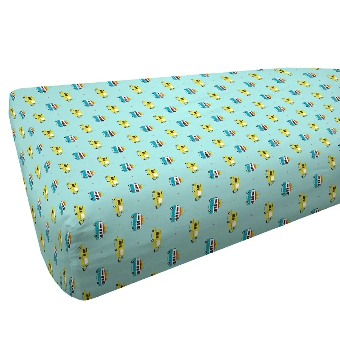 DRAP HOUSSE COTON BIO ENFANT 90X190CM BIVOUAK