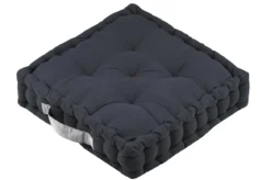 DUO COUSSIN ANTHRACITE SOURIS 45X45X10CM