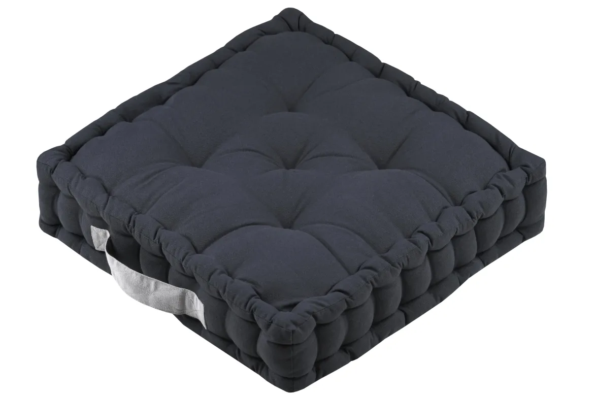 DUO COUSSIN ANTHRACITE SOURIS 45X45X10CM