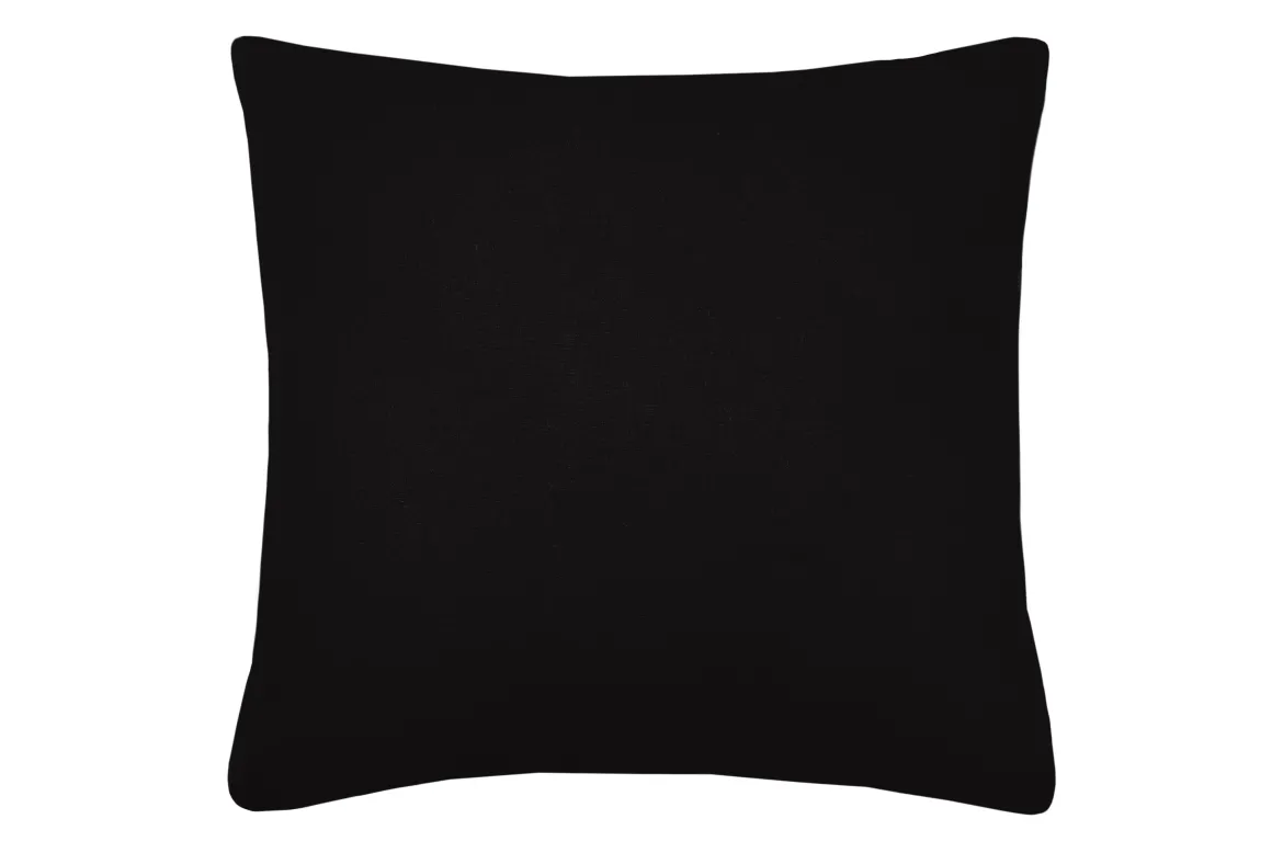 DUO COUSSIN UNI 40X40CM NOIR