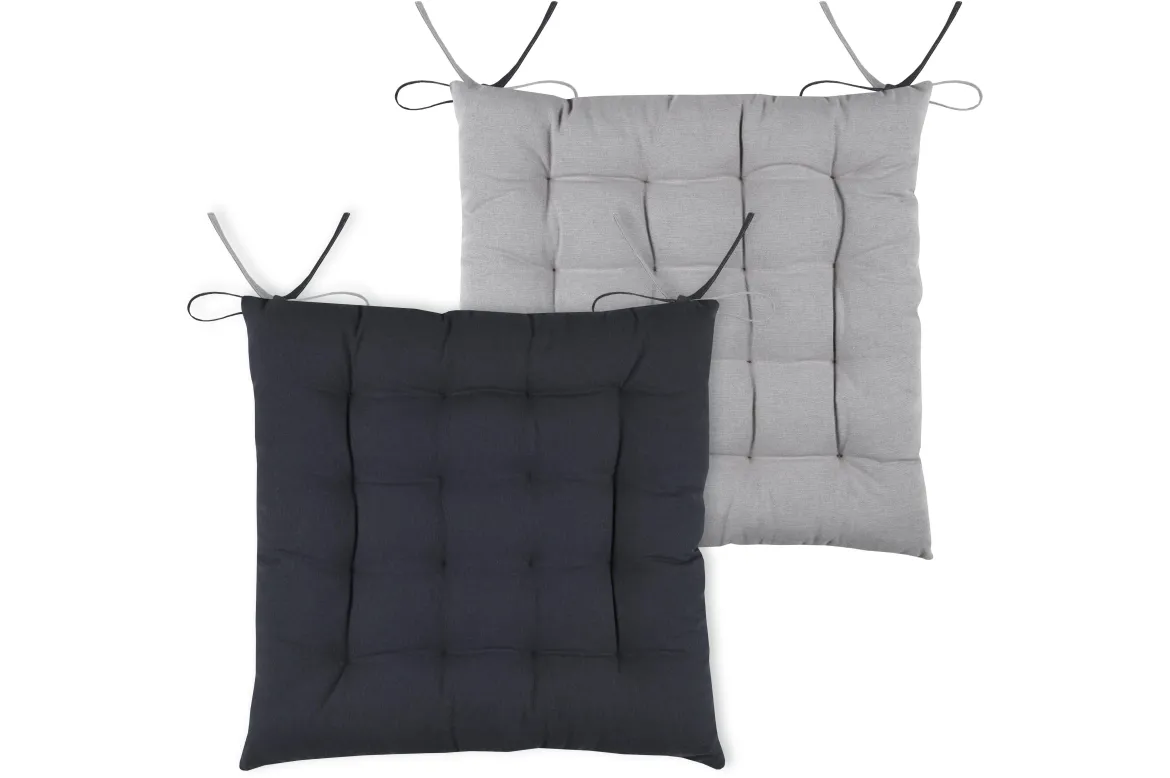 DUO GALETTE ANTHRACITE SOURIS 16 POINTS 40X40CM
