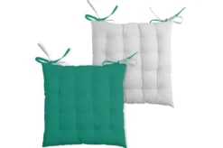 DUO GALETTE 16PTS 40X40 EMERAUDE PERLE