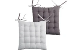 DUO GALETTE 16PTS 40X40 GRIS PERLE