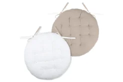 DUO GALETTE RONDE 38CM ECRU LIN
