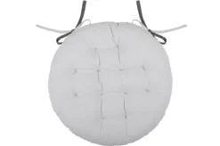 DUO GALETTE RONDE 38CM GRIS PERLE