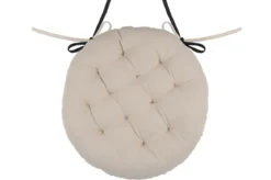 DUO GALETTE RONDE 38CM NOIR LIN