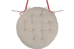 DUO GALETTE RONDE 38CM ROUGE LIN