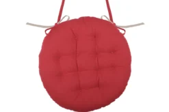 DUO GALETTE RONDE 38CM ROUGE LIN