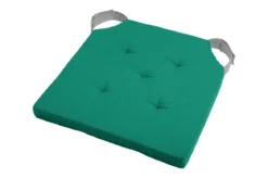 DUO GALETTE VELCRO 38X38X4 EMERAUDE PERLE