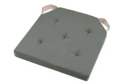 DUO GALETTE VERT LIN VELCRO 38X38X4CM