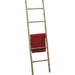 ECHELLE PORTE SERVIETTES 5 BARREAUX BAMBOU