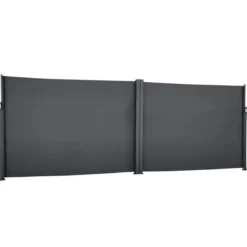ECRAN TERRASSE DOUBLE ANTAO GRAPHITE 6X1.80M