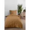 EDEN DRAP HOUSSE 90X200CM CURRY