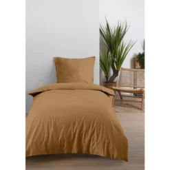 EDEN DRAP HOUSSE 90X200CM CURRY