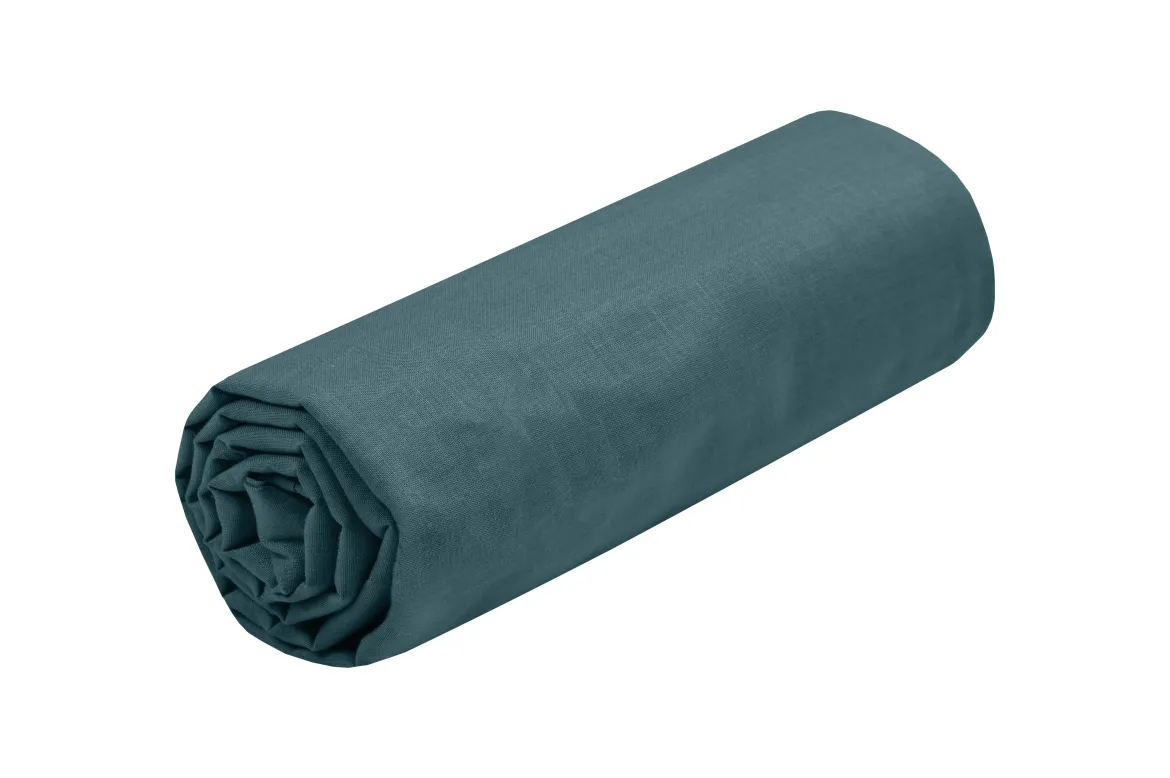EDEN DRAP HOUSSE 90X200CM EUCALYPTUS