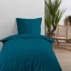 EDEN HOUSSE COUETTE 160X210CM PETROLE
