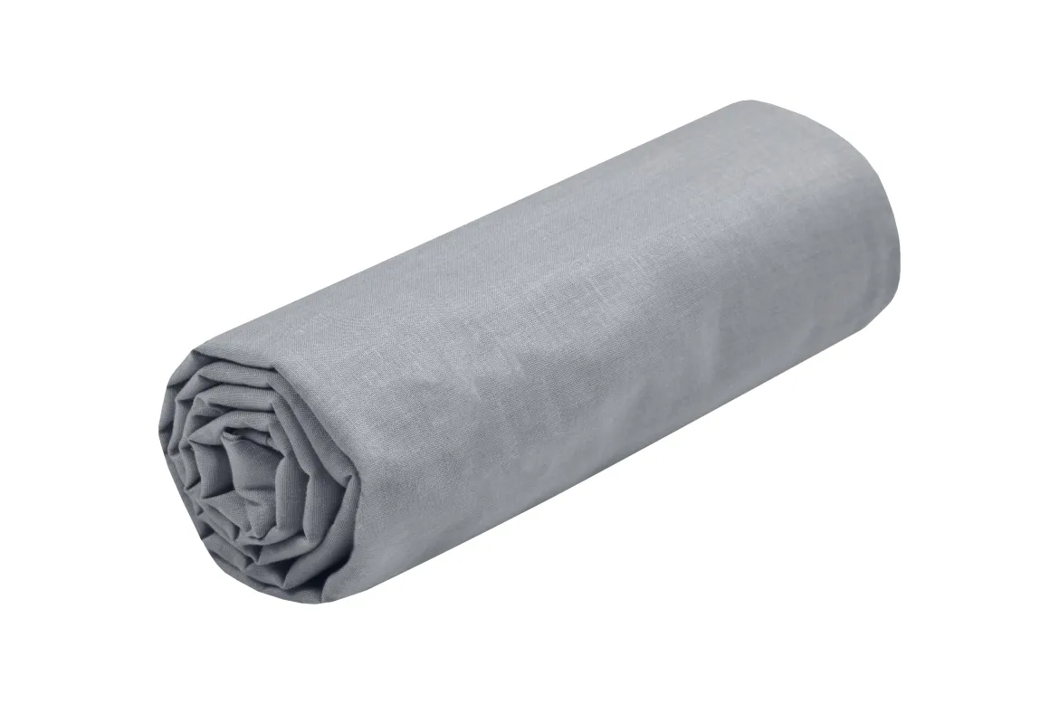 EDEN DRAP HOUSSE 90X190CM SOURIS