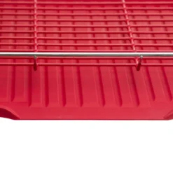 EGOUTTOIR METAL 2 NIVEAUX ROUGE