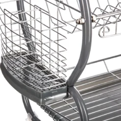 EGOUTTOIR 2 NIVEAUX CHROME