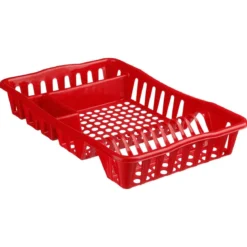 EGOUTTOIR PLASTIQUE PLAT ROUGE