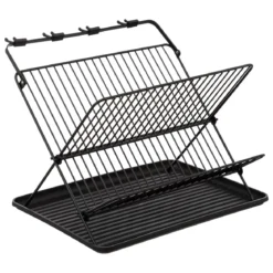 EGOUTTOIR PLIANT 2 NIVEAUX NOIR