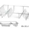 EGOUTTOIR VAISSELLE FIXE METAL CHROME
