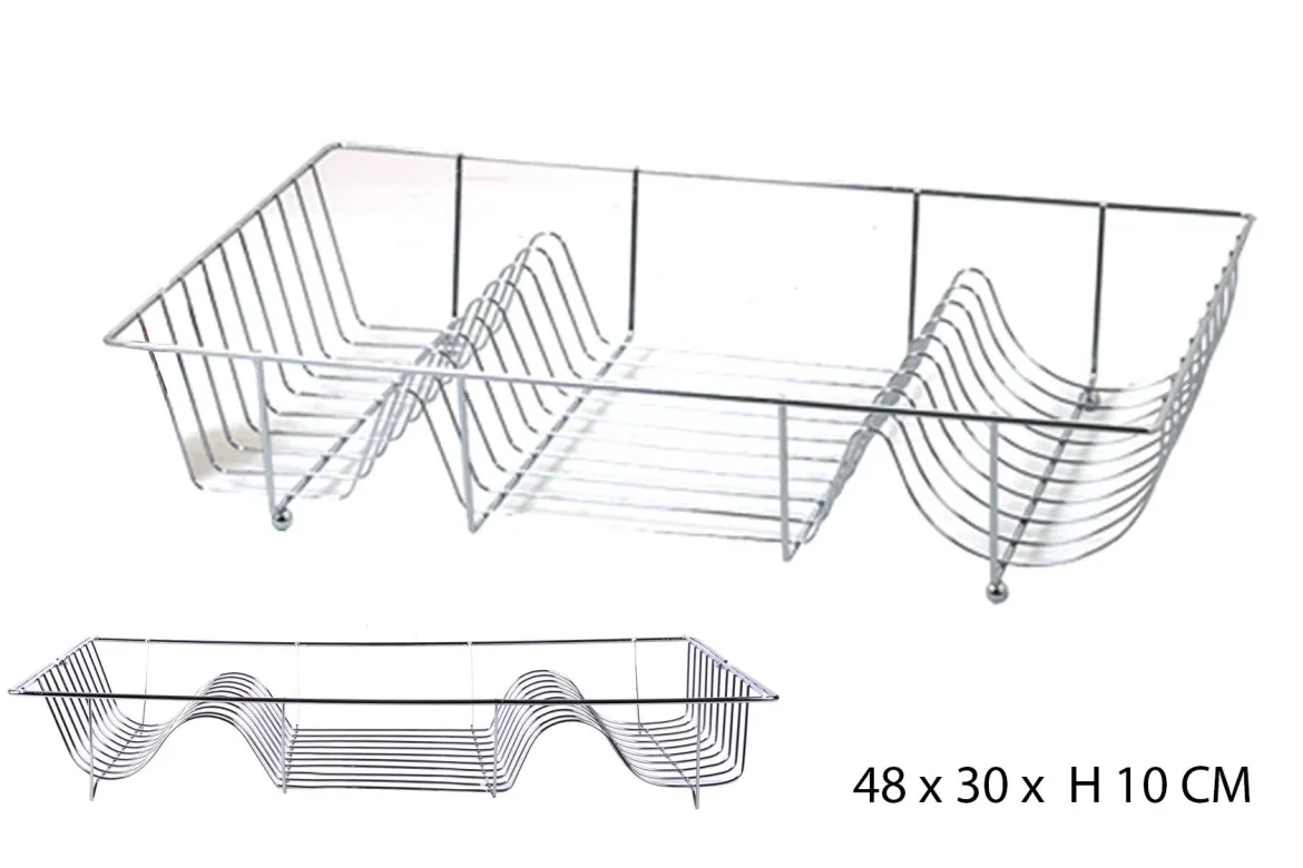 EGOUTTOIR VAISSELLE FIXE METAL CHROME