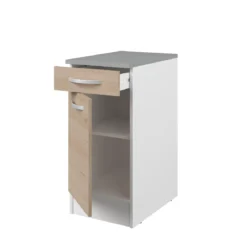 EKO MEUBLE BAS 40CM 1 PORTE ET 1 TIROIR