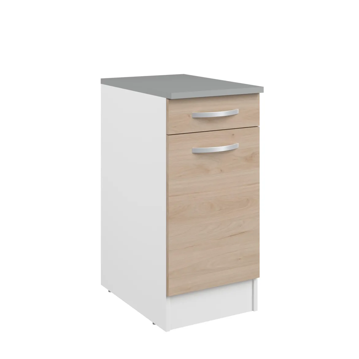 EKO MEUBLE BAS 40CM 1 PORTE ET 1 TIROIR