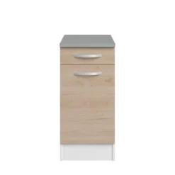 EKO MEUBLE BAS 40CM 1 PORTE ET 1 TIROIR