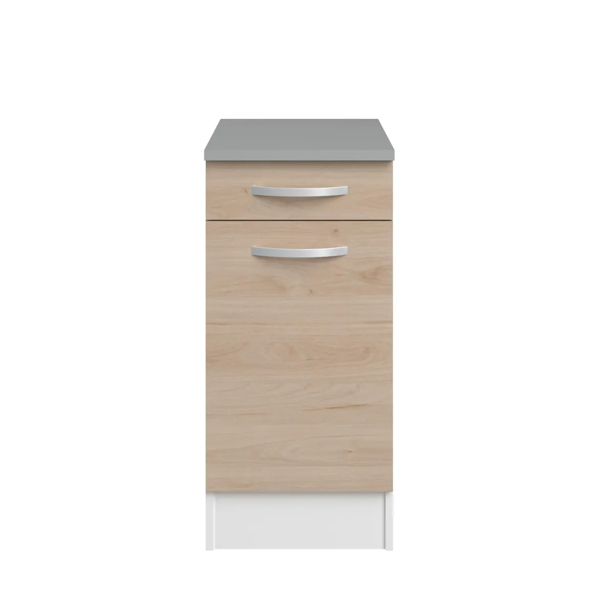 EKO MEUBLE BAS 40CM 1 PORTE ET 1 TIROIR
