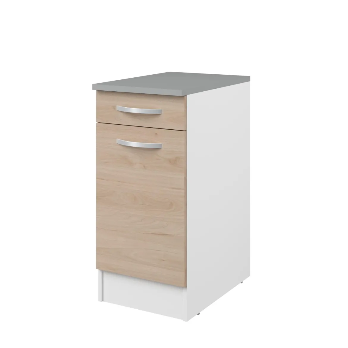 EKO MEUBLE BAS 40CM 1 PORTE ET 1 TIROIR