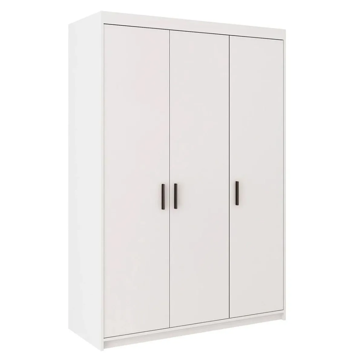 ELENA 3D ARMOIRE 3 PORTES OUVRANTES BLANC