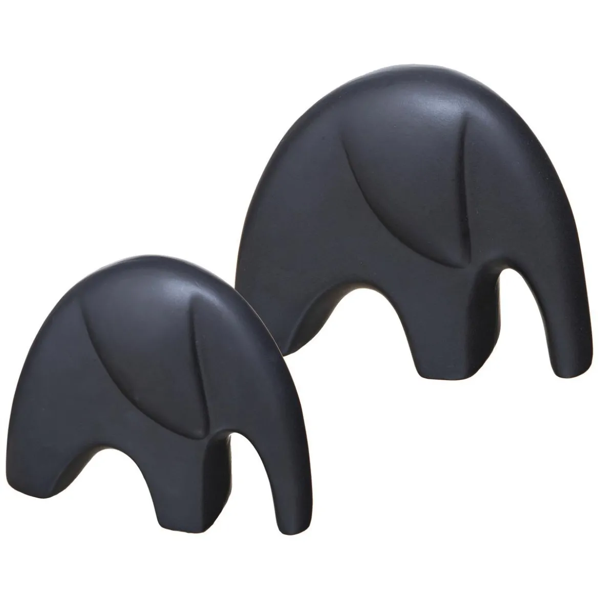 ELEPHANTS CERAMIQUE D.14X4.5X12CM