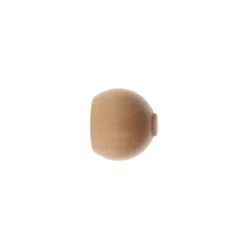 EMBOUT BOULE D.28CM NATUREL VERNIS X2PIECES