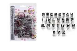 EMPORTE PIECES INOX ALPHABET 26PCS