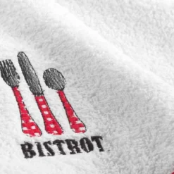 ESSUIE MAIN ROND 60 CM EPONGE BRODEE AU BISTROT ROUGE