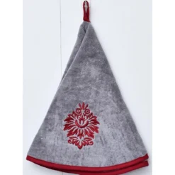 ESSUIE MAINS BRODE VILLA 60CM VELOURS EPONGE ROUGE GRIS