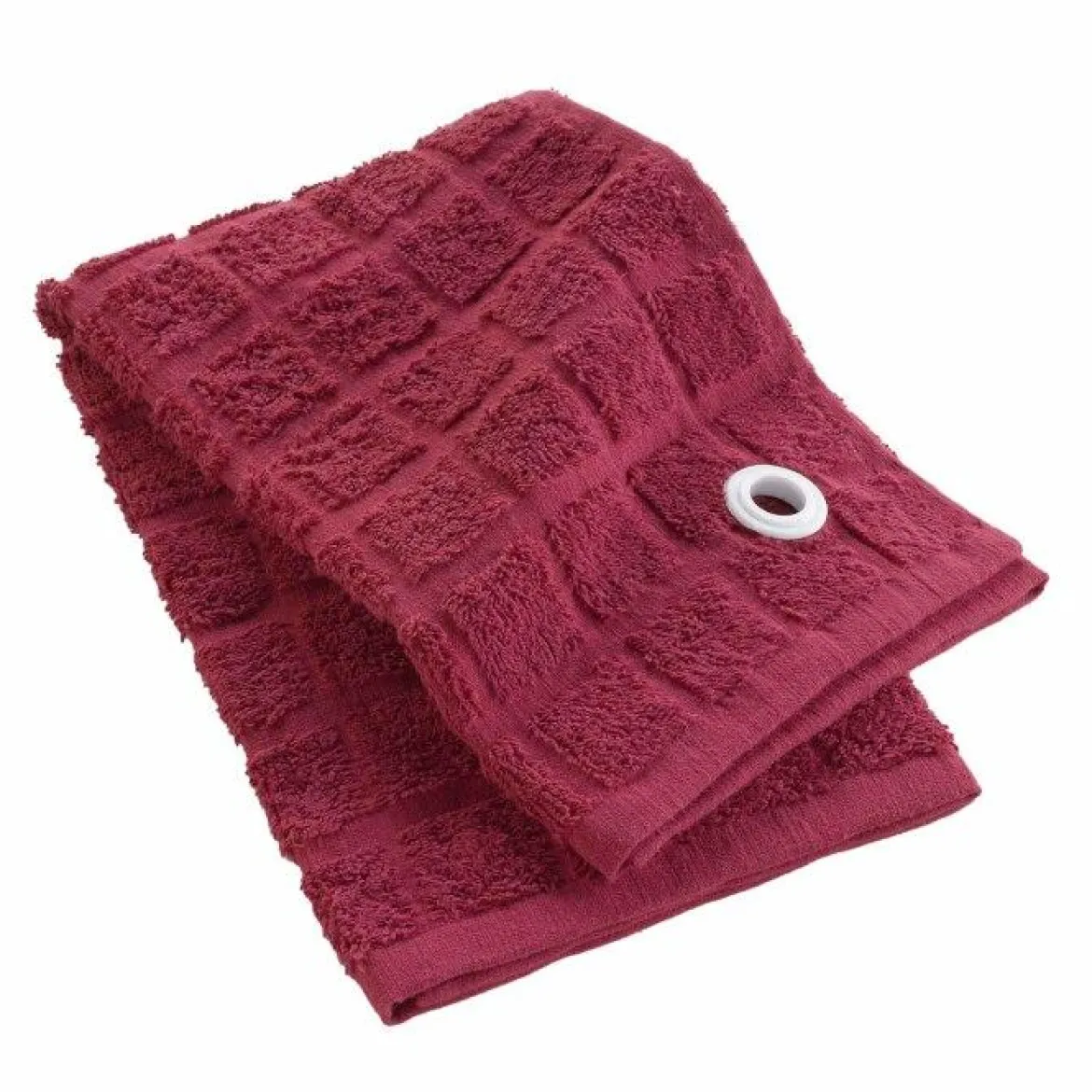 ESSUIE MAIN 50X50CM EPONGE UNIE CERISETTE RUBIS