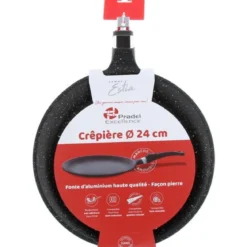 ESTIA POELE A CREPES 24CM FACON PIERRE SANS MANCHE