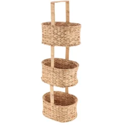 ETAGERE 3 PANIERS JACINTHE METAL NATUREL
