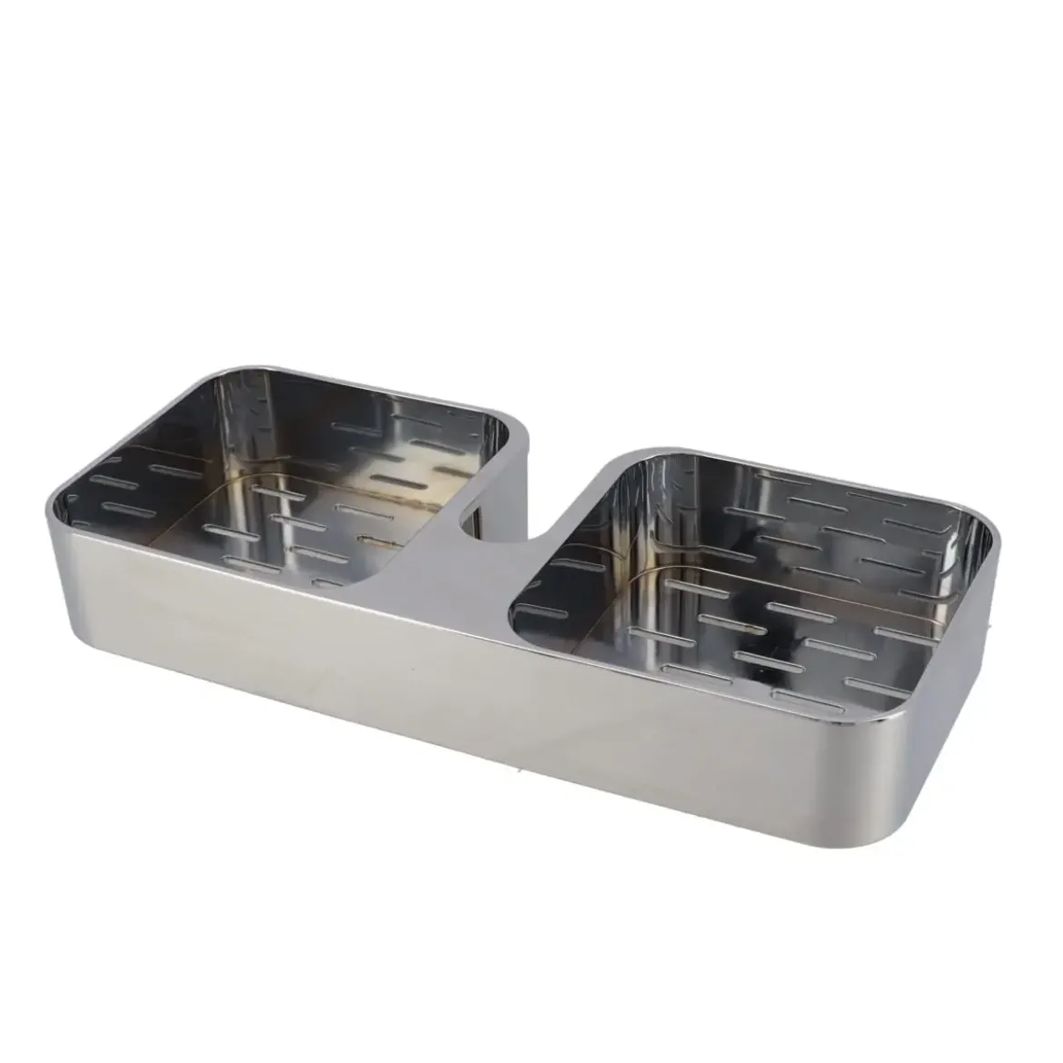 ETAGERE ADAPTABLE SELON DIAMETRE COLONNE DE DOUCHE CHROME