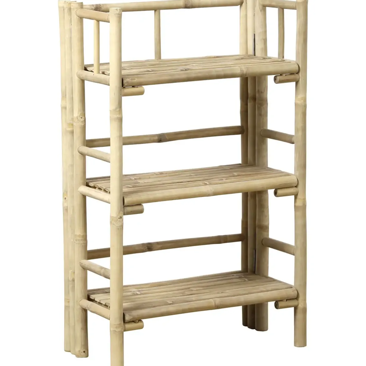 ETAGERE CANNE DE BAMBOU 3 NIVEAUX PLIABLE