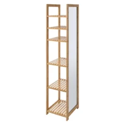 ETAGERE MIROIR MIX BAMBOU