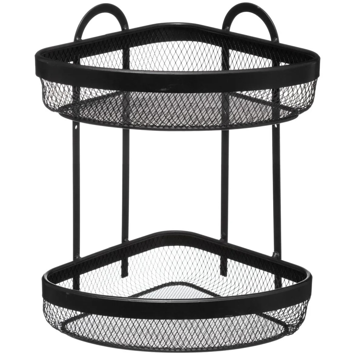 ETAGERE ANGLE 2 NIVEAUX METAL MAYAJ