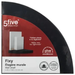 ETAGERE ANGLE NOIR FIXY