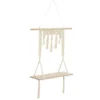 ETAGERE BOIS MACRAME 60X20X80CM