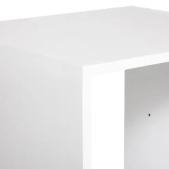 ETAGERE 4 CASES HAUT MIX BLANC